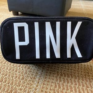PINK zippered cosmetic case